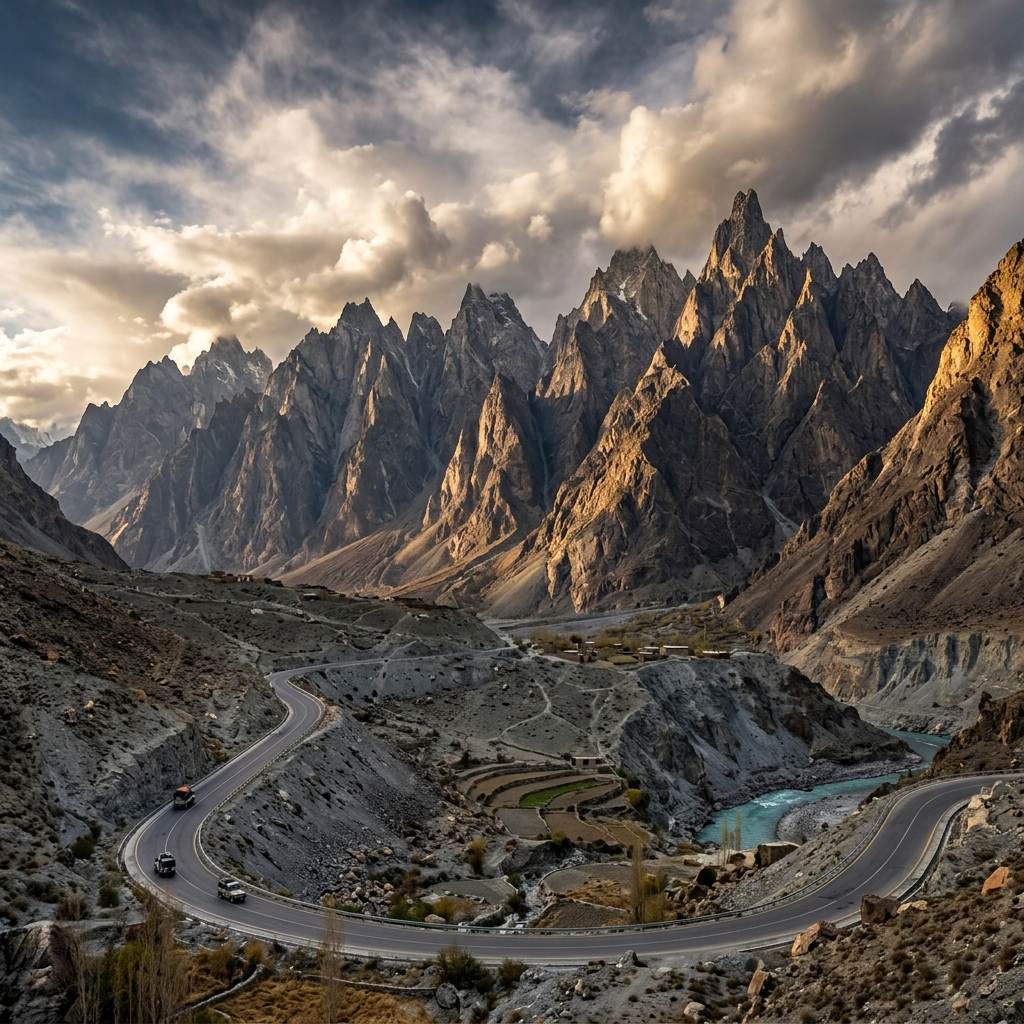 Hunza Valley Cinematic Landscape